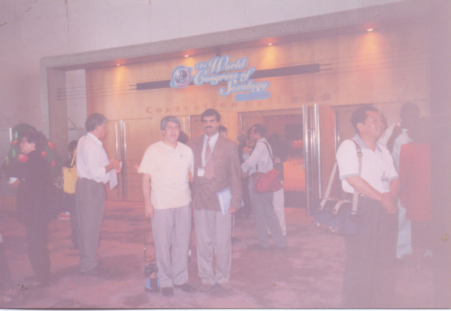 Dr Farooq Nasim Bhatti with his fellow doctor