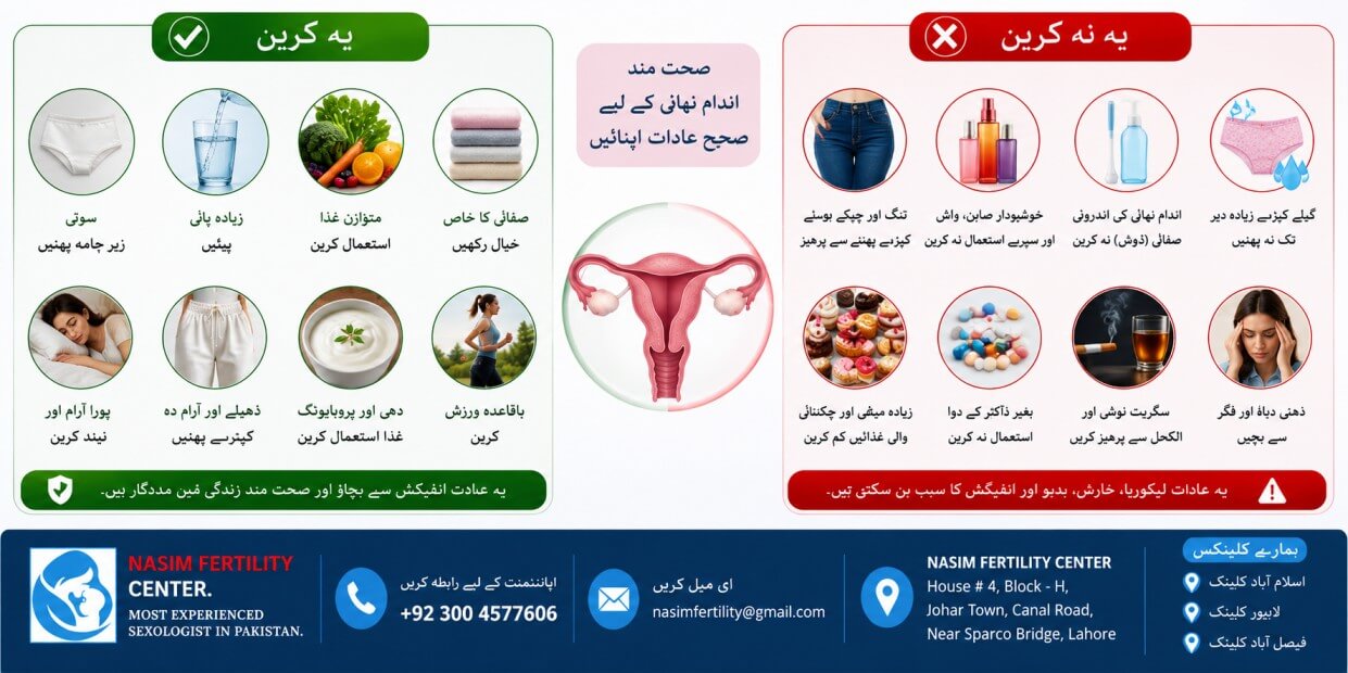 لیکوریا میں پرہیز کیا کرنا چاہیے؟