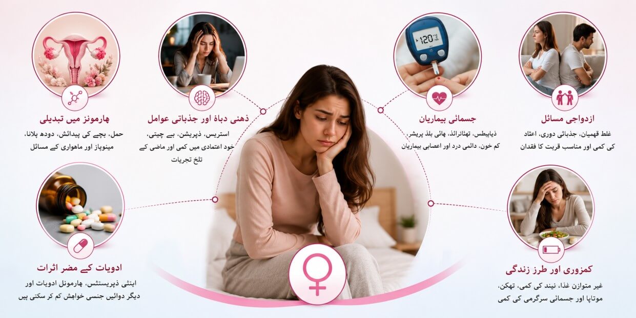 خواتین میں جنسی بے رغبتی کی عام وجوہات