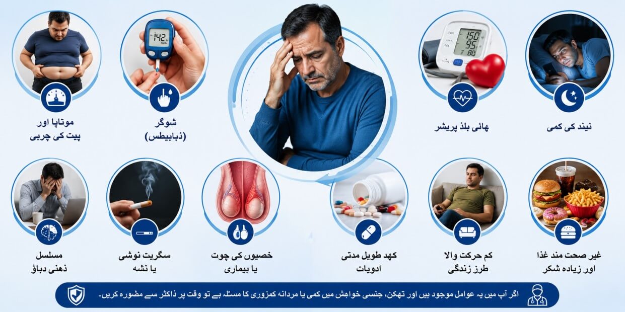 کن مردوں میں ٹیسٹوسٹیرون کی کمی کا خطرہ زیادہ ہوتا ہے؟