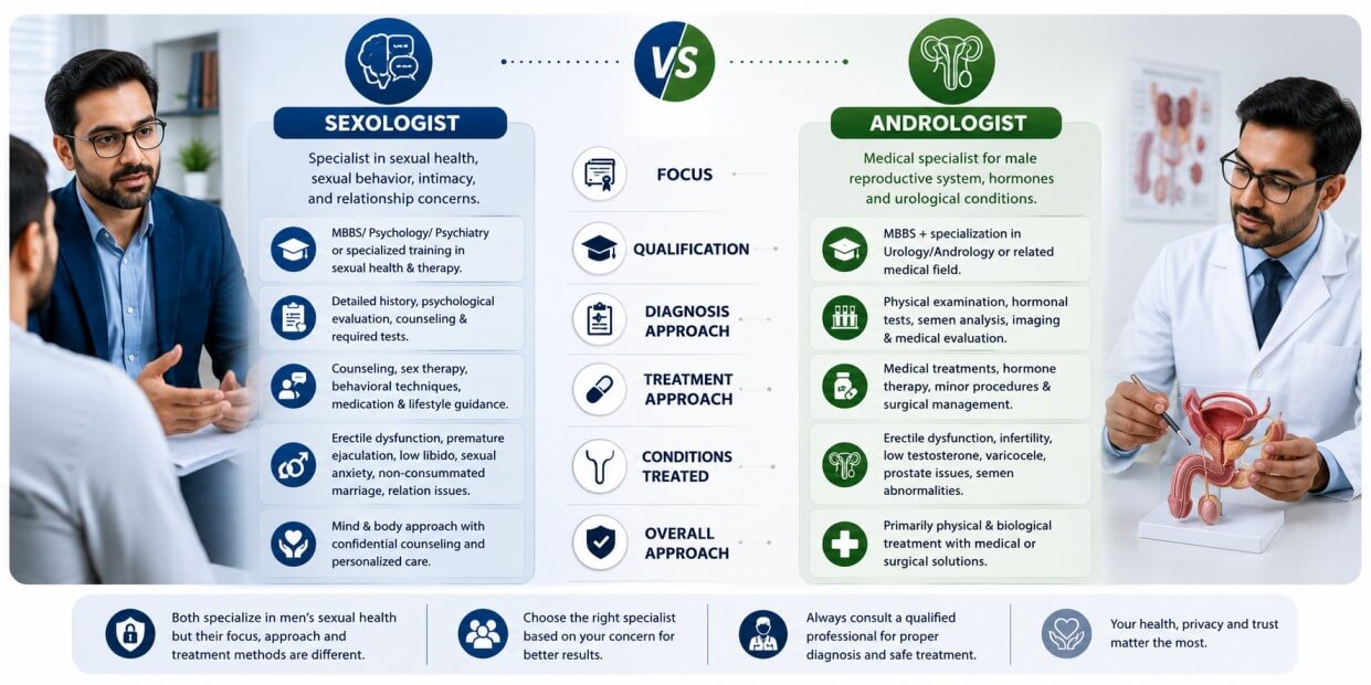 Sexologist Vs Andrologist Comparison