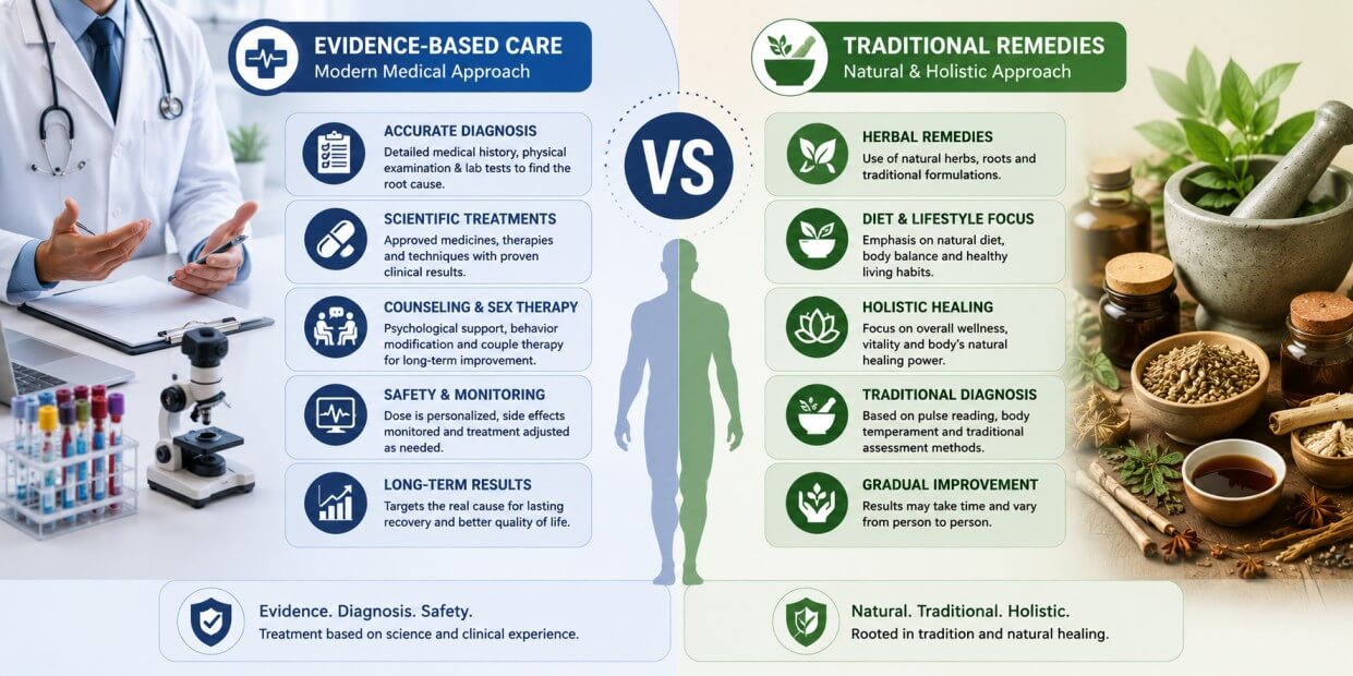 Treatment Approach Evidence-Based Care Vs Traditional Remedies