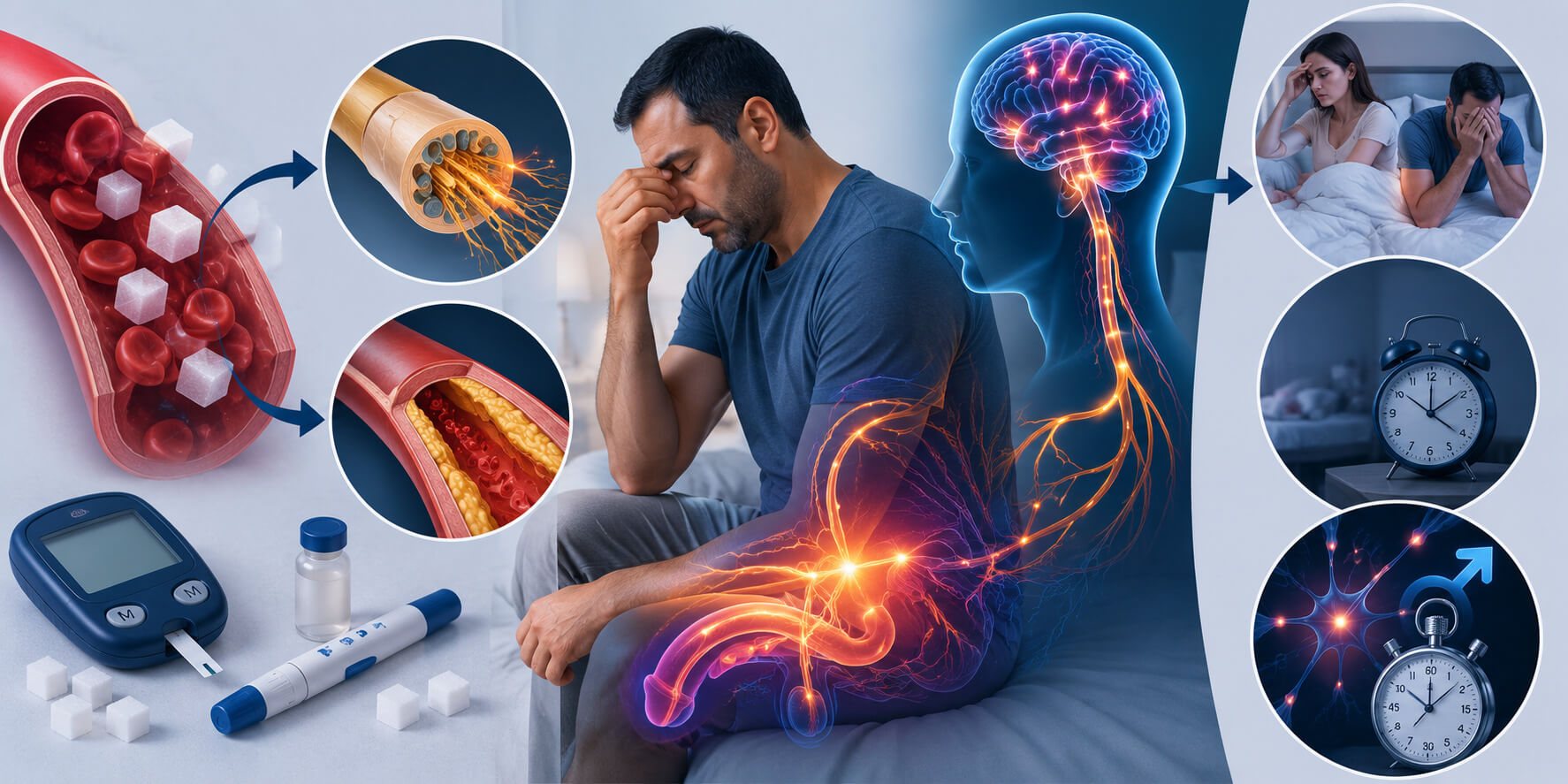 کیا ذیابیطس سرعتِ انزال کا سبب بھی بن سکتی ہے؟