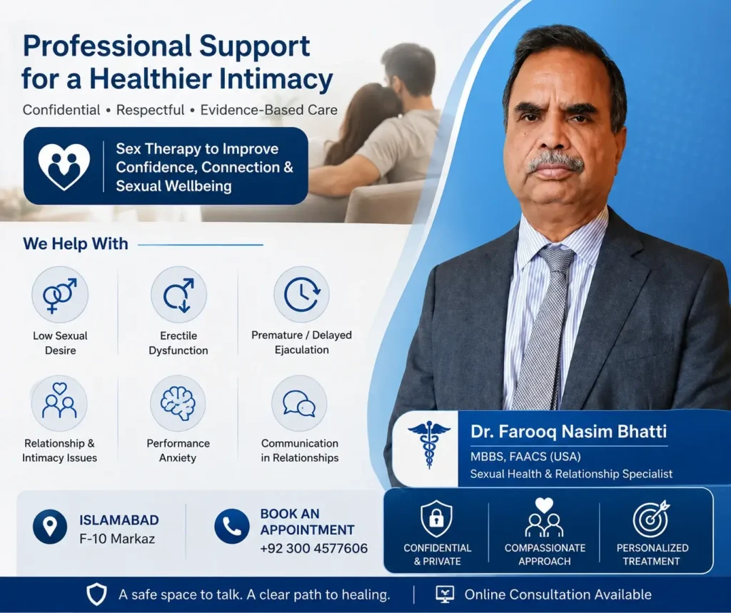 Sex Therapy With Dr. Farooq Nasim Bhatti In Islamabad