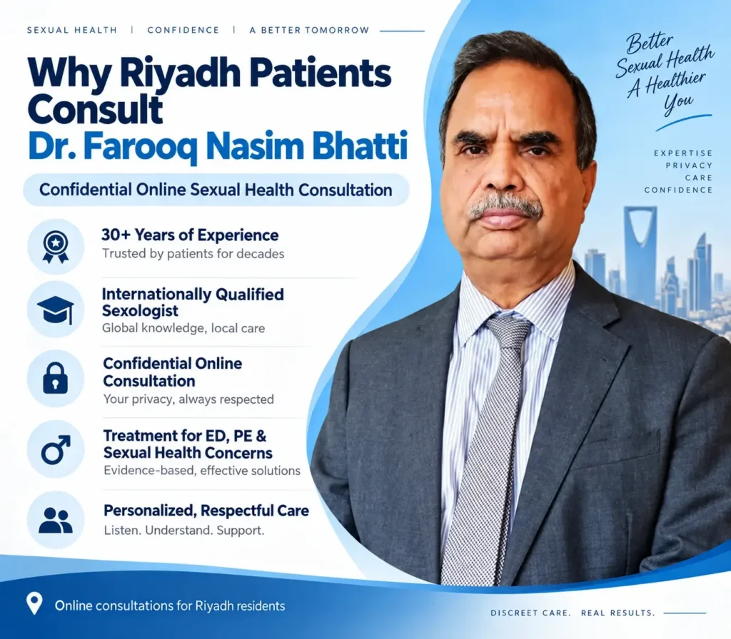 Why Riyadh Patients Consult Dr. Farooq Nasim Bhatti