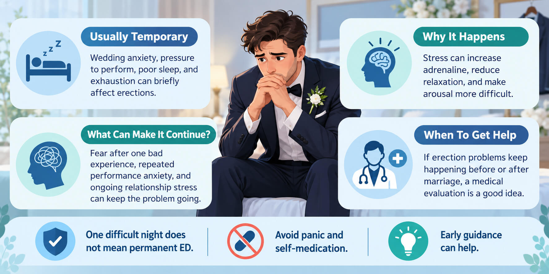Can Wedding Stress Cause Permanent Erectile Dysfunction